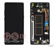 Дисплей Samsung N950F Note 8 с тачскрином в рамке (черный) IN-CELL
