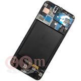 Дисплей Samsung A505F (A50 2019) с тачскрином в рамке (черный) IN-CELL PREMIUM