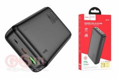 Внешний Аккумулятор (Power Bank) Hoco J87A 20000 mAh (20W/ QC3.0/ PD/ USB/ MicroUSB / Type-C/ LED) (черный)